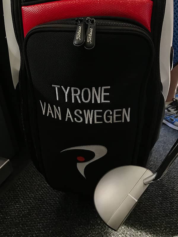 FPL player Tyrone Van Aswegen's new T5MB prototype. 